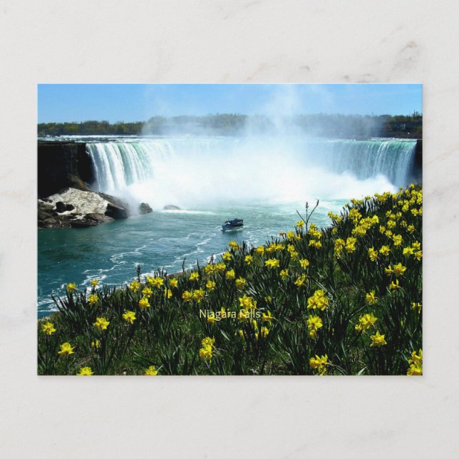 Niagarafälle, Landschaftliche Fotografie, Postkarte (Vorderseite)