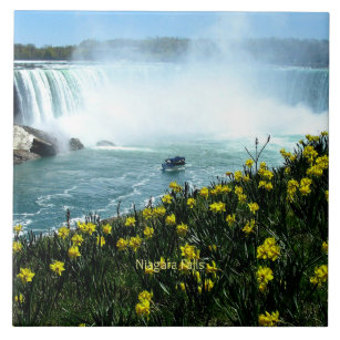 Niagarafälle, Landschaftliches Foto, Keramik Tile Fliese