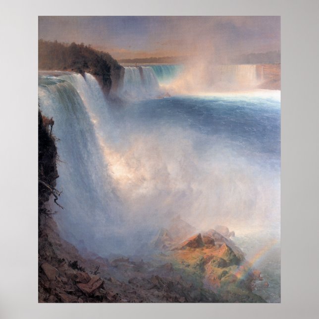 Niagarafälle, von amerikanischer Seite Poster (Vorne)