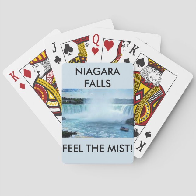 Niagra fällt Plattform der Spielkarten (Rückseite)