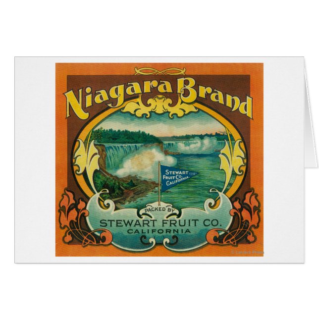 Niagra Orange Label (Vorderseite (Horizontal))