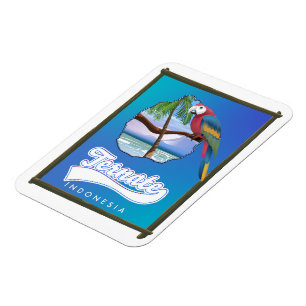 Nias Island Indonesia Reiseplan Magnet