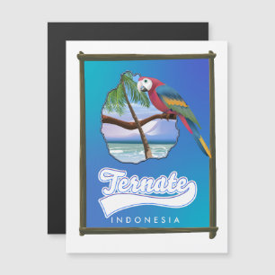 Nias Island Indonesia Reiseplan Magnetkarte