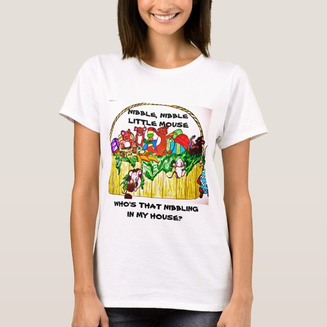 NIBBLE, NIBBBARE KLEINE MAUSMAUSEASE Ostertee T-Shirt (Vorderseite)