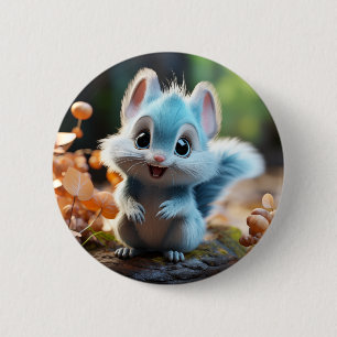 Nibbly - das blaue Eichhörnchen Button