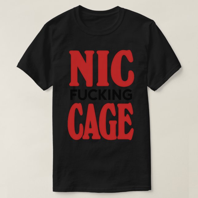 Nic Cage T-Shirt (Design vorne)