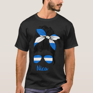 Nica Girl Nicaraguan Mädchen Nicaragua Nicaraguens T-Shirt