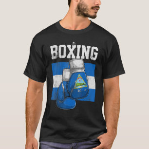 Nicaragua Boxing Gloves Boxer Boxing Nicaraguan F T-Shirt