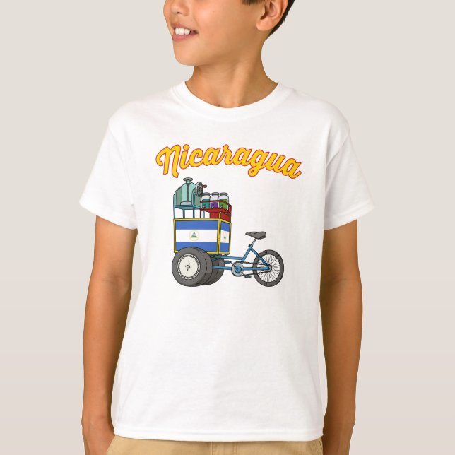 Nicaragua Design T-Shirt (Vorderseite)