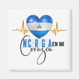Nicaragua En mi Corazon Nicaraguan Pride Magnet