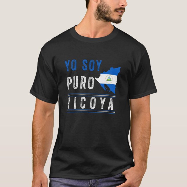 Nicaragua Flag Camiseta Nicaraguan Nicoya Pinolero T-Shirt (Vorderseite)
