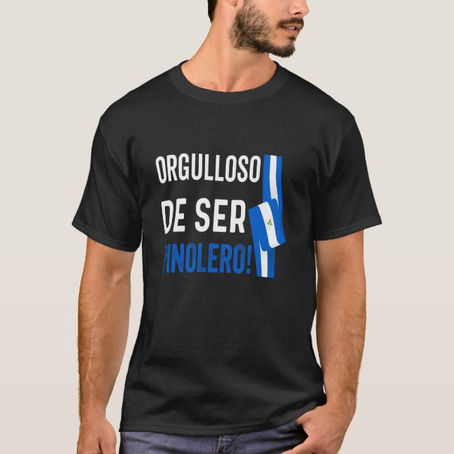 Nicaragua Flag Camiseta Nicaraguan Nicoya Pinolero T-Shirt (Vorderseite)