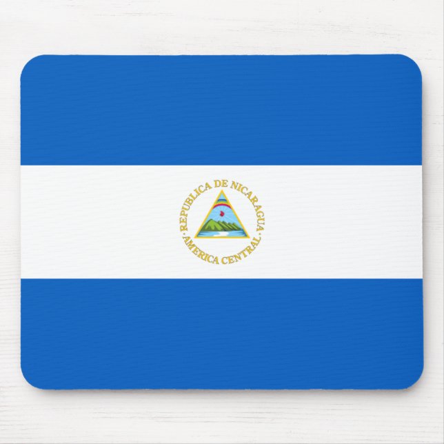 Nicaragua Flag Mousepad (Vorne)