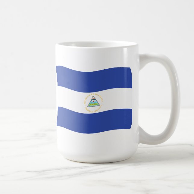Nicaragua Flag-Tasse Tasse (Rechts)