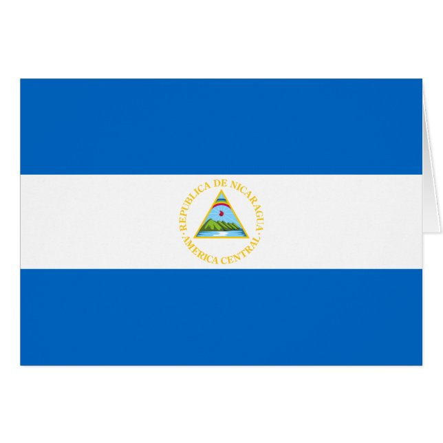 Nicaragua-Flagge (Vorderseite (Horizontal))