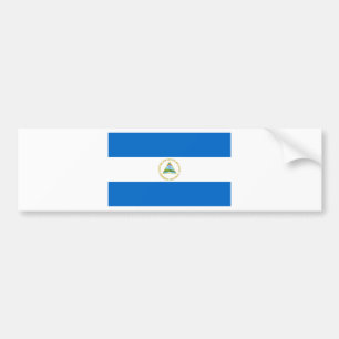 Nicaragua-Flagge Autoaufkleber