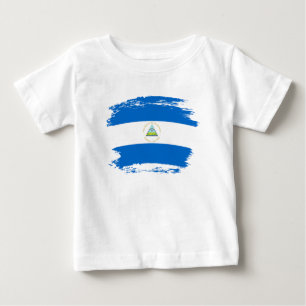 Nicaragua-Flagge Baby T-shirt