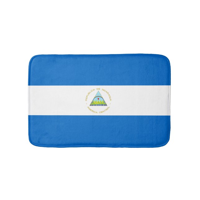 Nicaragua-Flagge Badematte (Vorderseite)