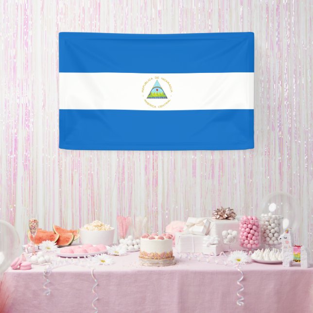 Nicaragua-Flagge Banner (Party)