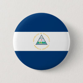 Nicaragua-Flagge Button