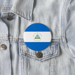 Nicaragua-Flagge Button