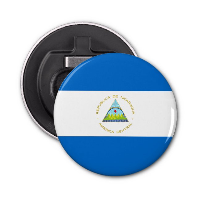 Nicaragua-Flagge Flaschenöffner (Vorderseite)
