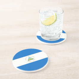 Nicaragua-Flagge Getränkeuntersetzer