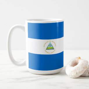 Nicaragua-Flagge Kaffeetasse