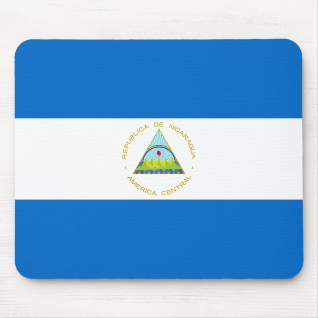Nicaragua-Flagge Mousepad (Vorne)