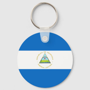 Nicaragua-Flagge Schlüsselanhänger