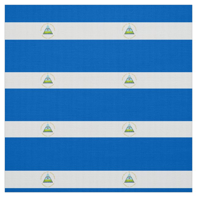 Nicaragua-Flagge Stoff (Muster)