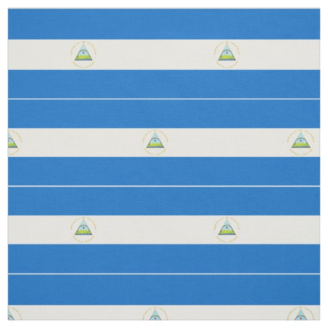 Nicaragua-Flagge Stoff (Muster)