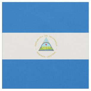 Nicaragua-Flagge Stoff