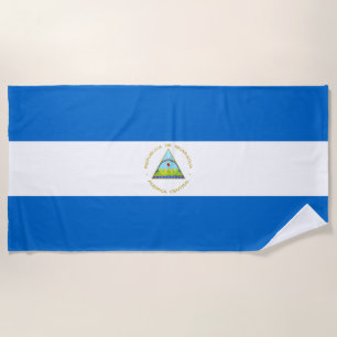 Nicaragua-Flagge Strandtuch