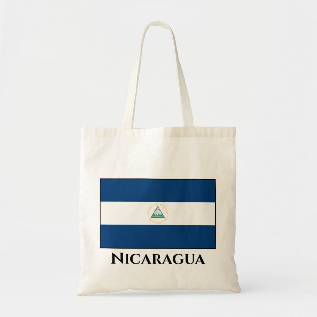 Nicaragua-Flagge Tragetasche (Vorne)
