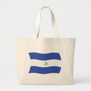 Nicaragua-Flagge-Tragetasche Jumbo Stoffbeutel