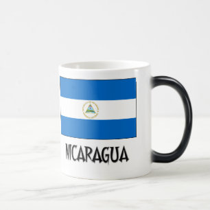 Nicaragua-Flagge Verwandlungstasse