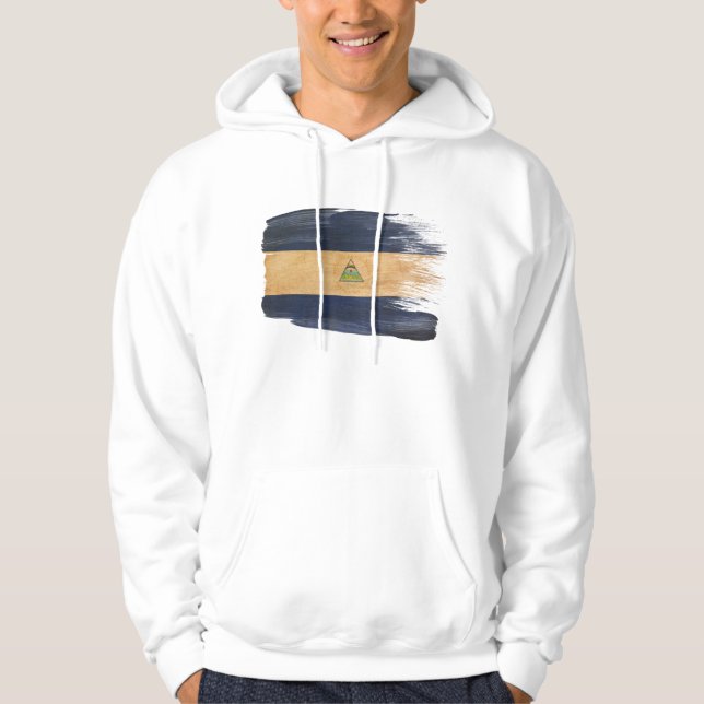 Nicaragua-FlaggeHoodie Hoodie (Vorderseite)