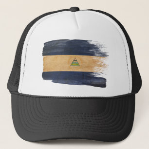 Nicaragua-Flaggen-Fernlastfahrer-Hut Truckerkappe