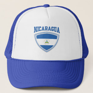 Nicaragua-Flaggenschild Truckerkappe