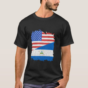 Nicaragua Herz Kaninchen Nicaraguanischer Stolz Ni T-Shirt