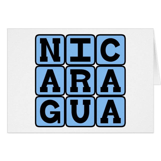 Nicaragua, Land Mittelamerika (Vorderseite (Horizontal))