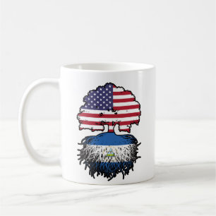 Nicaragua Nicaragua Flag der amerikanischen Tree R Kaffeetasse