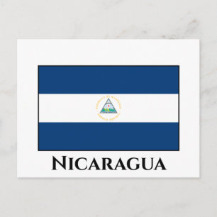 Nicaragua (Nicaraguanische Flagge) Postkarte
