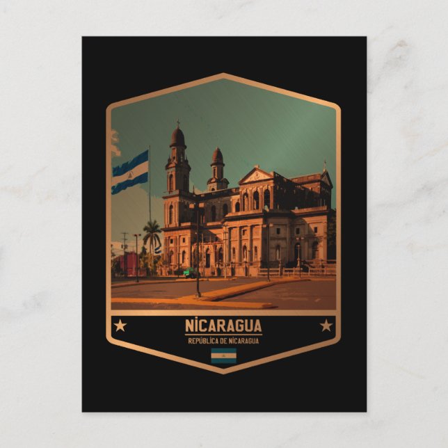 Nicaragua Postkarte (Vorderseite)