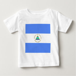 Nicaragua-Qualitäts-Flagge Baby T-shirt