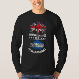 Nicaragua Roots Immigrant Race Großbritannien Nica T-Shirt