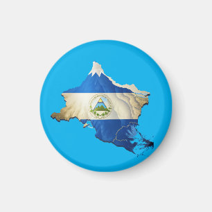 Nicaragua-Stylist-Karte Magnet