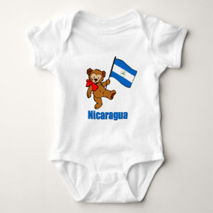 Nicaragua-Teddybär Baby Strampler