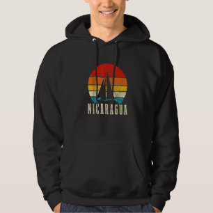 Nicaragua Vintage-Segelschiff Segler Nica Hoodie
